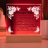 LED Acrylic Plaques